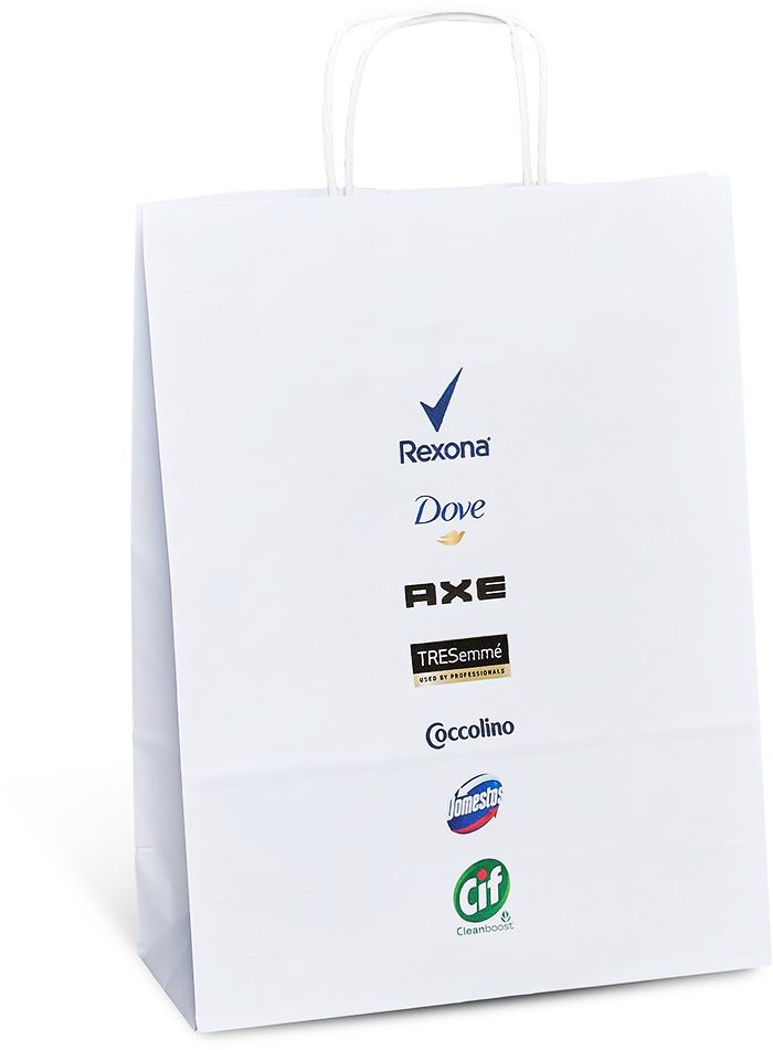 torba papierowa eco z logo w cmyk